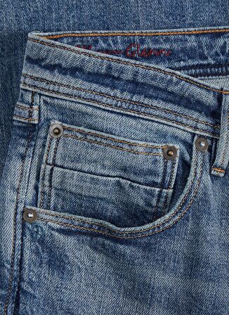 Jack & Jones Düşük Bel Slim Fit Erkek Denim Pantolon JJIGLENN JJCOLE AM 271 NOOS