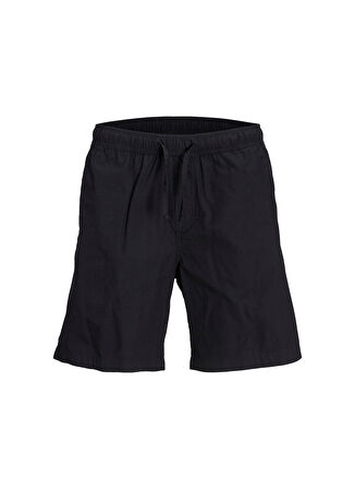 Jack & Jones Loose Fit Siyah Erkek Şort JPSTJAIDEN JJMAZE RIPSTOP JOGGER SH