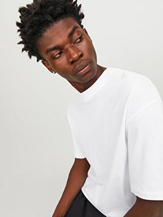 JJEBRADLEY TEE SS O-NECK NOOS White