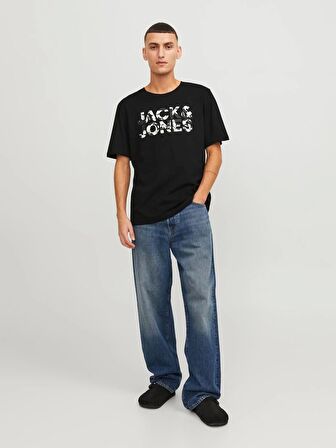 Jack & Jones Jjejeff Corp Logo Tee Ss O-Neck Sn Erkek T-Shirt
