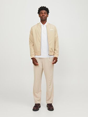 Jack & Jones Jjemac Zip Ss Polo Sn Erkek T-Shirt