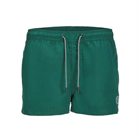 Jack&Jones Jpstbora Bora Jjswım Solıd Ly Erkek Şort 12253265-Dark Green Yeşil