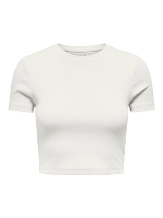 Only Onlbetty Life Ss O-Neck Kadın Crop T-shirt 15311891
