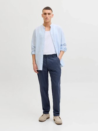 Jack Jones Tace Summer Lınen Blend Tapared Fit Erkek Chino Pantolon 12248604