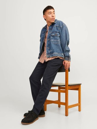 Jack Jones Tace Summer Lınen Blend Tapared Fit Erkek Chino Pantolon 12248604