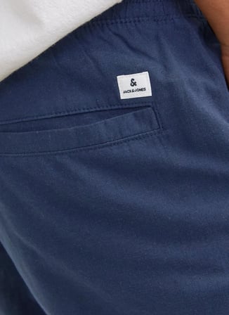 Jack & Jones Orta Bel Relaxed Lacivert Erkek Chino Pantolon 12248606 JPSTKANE SUMMER JOGGER