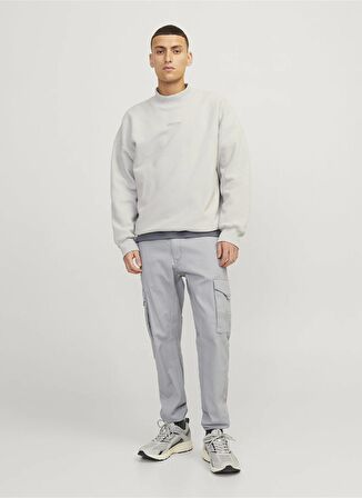 Jack & Jones Dar Paça Gri Erkek Kargo Pantolon JPSTPAUL JJFLAKE CARGO NOOS