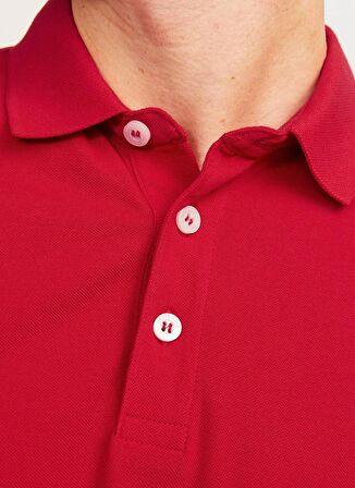 Jack & Jones Kırmızı Erkek Polo T-Shirt JJEPAULOS POLO SS NOOS