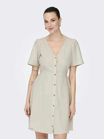 ONLY ONLVITA Kadın Mini Elbise – Yazlık, Hafif Kumaş, Rahat Kalıp 