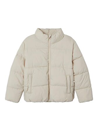 Name It Dik Yaka Krem Kız Çocuk Mont 13228727
