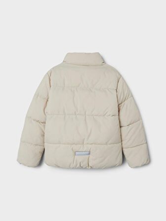 Name It Dik Yaka Krem Kız Çocuk Mont 13228727