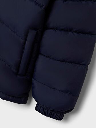 Name It Dik Yaka Lacivert Erkek Çocuk Mont 13228720