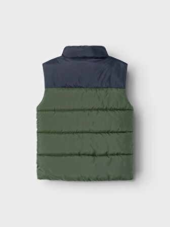 Name It Dik Yaka Yeşil Erkek Çocuk Yelek 13228724