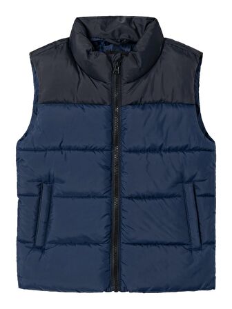 Name It Dik Yaka Lacivert Erkek Çocuk Yelek 13228724