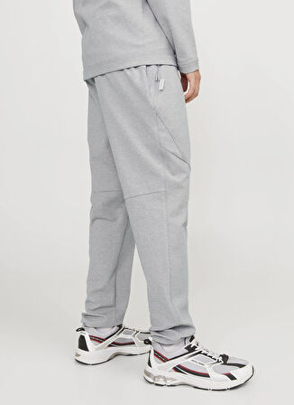 Jack & Jones Slim Fit Gri Melanj Erkek Eşofman Altı JPSTWILL JJCLOUD SWEAT PANTS NOOS