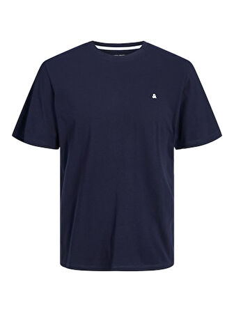 JACK JONES Erkek Lacivert Pamuklu Tişört 12253778