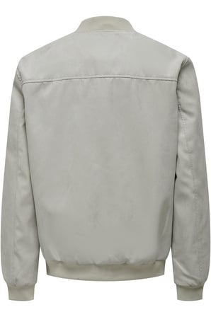 Only & Sons ONSLUCAS Erkek Süet Görünümlü Bomber Ceket Günlük Rahat Şık 
