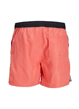 Jack & Jones Mercan Erkek Şort Mayo JPSTFIJI JJSWIM BLACK TAPE LY SN