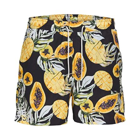 Jack & Jones 12253510 Jpstfiji Jjswim Aop Originals Ly Siyah