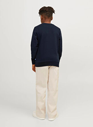 Jack & Jones Düz Erkek Çocuk  Lacivert Sweatshırt 12250530