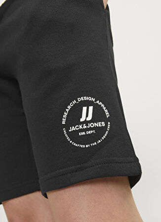 Jack & Jones Lastikli Bel Normal Siyah Erkek Çocuk Şort 12249966