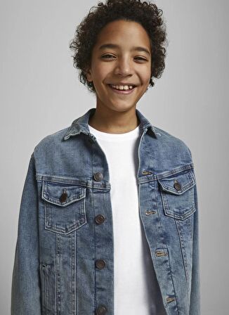 Jack & Jones Düz Somon Erkek T-Shirt JJEORGANIC BASIC TEE SS O-NECK NOOS
