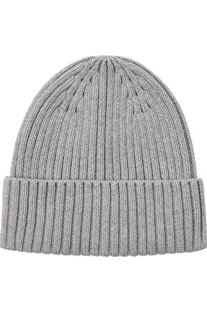 JACPRIME COTTON BEANIE NOOS GRİ 12254346