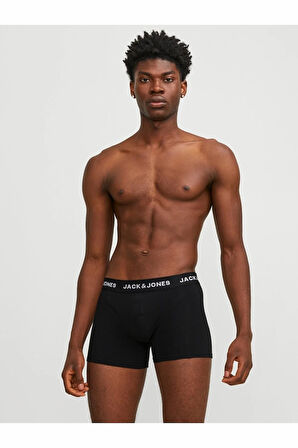 Jack Jones Solıd 5 Li Paket Erkek Boxer 12254366