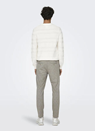 Only & Sons Normal Bel Dar Paça Açık Kahve Erkek Pantolon ONSMARK SLIM CHECK 020919 PANT NOOS