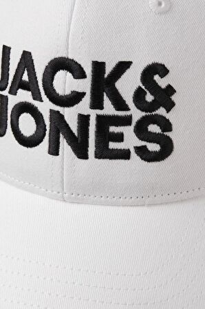 JACK&JONES JACGALL BASEBALL CAP NOOS 12254296 BEYAZ