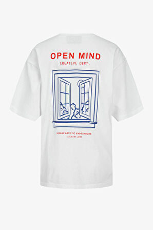 JJXX Jxenya Kadın Beyaz T-Shirt 12252259-BrightWhiteOm