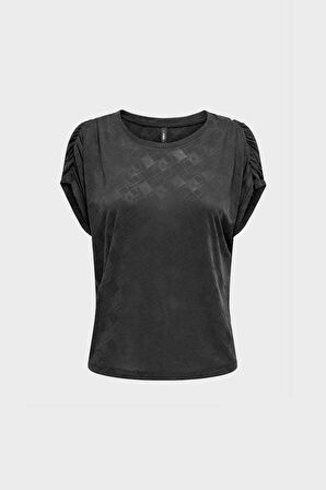 15319444 Only Onlfree Lıfe Structure S/S Modaltop Jrs Kadın T-shirt Black