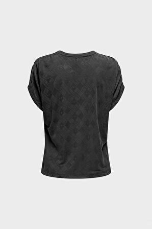 15319444 Only Onlfree Lıfe Structure S/S Modaltop Jrs Kadın T-shirt Black