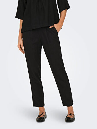 Only Onlcaro-Poptrash Easy Linen Kadın Pantolon 15278710