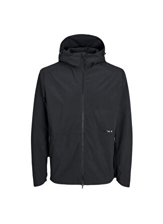 Jack & Jones Siyah Erkek Mont JORVESTERBRO LIGHT JACKET SN