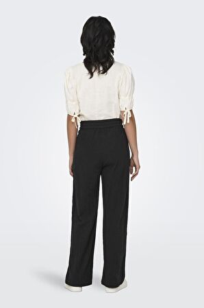 ONLY ONLTIZANA COTTON LOOSE PANTS WVN 15319090 SİYAH