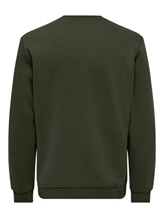Only & Sons Erkek Bisiklet Yaka Sweatshirt - 22029226