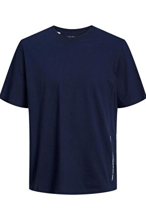 JACK&JONES JJDEXTER TEE SS CREW NECK 12248065 LACİVERT