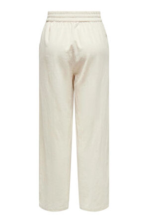 ONLTIZANA COTTON LOOSE PANTS WVN NOOS EKRU