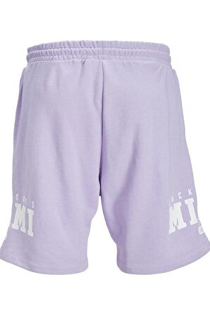 JACK&JONES JPSTCORY SWEAT SHORTS IMP12249370 LİLA