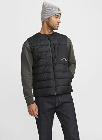 Jack & Jones Siyah Erkek Yelek RDDURBAN VEST