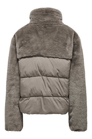 ONLWANJA FUR PUFFER MIX JACKET CC OTW A.HAKİ15292945 
