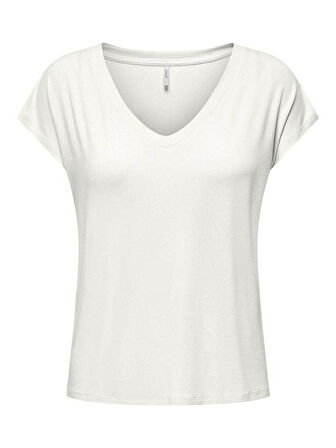 Only Rılla V Yaka Regular Fit Kadın Tişört 15315776