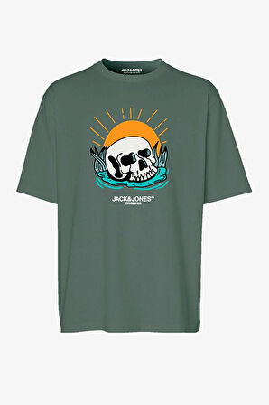 Jack & Jones Jortampa Erkek Yeşil T-Shirt 12255651-LaurelWreath