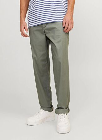 Jack & Jones Normal Bel Havuç Haki Erkek Chino Pantolon JPSTACE JJSUMMER CHINO