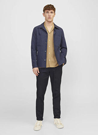 Jack & Jones Normal Bel Normal Paça Lacivert Erkek Pantolon JPSTACE JJSUMMER CHINO2