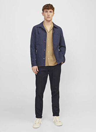 Jack & Jones Normal Bel Normal Paça Lacivert Erkek Pantolon JPSTACE JJSUMMER CHINO4