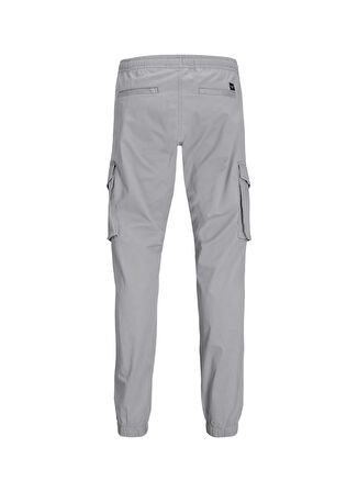 Jack & Jones Normal Bel Normal Paça Gri Erkek Pantolon JPSTKANE JJNOAH CUFFED CARGO NOOS