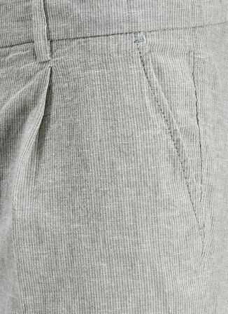 Jack & Jones Haki Erkek Tapered Fit Chino Şort JPSTACE JJCAIRO LINEN BLEND