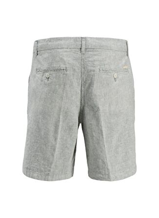 Jack & Jones Haki Erkek Tapered Fit Chino Şort JPSTACE JJCAIRO LINEN BLEND